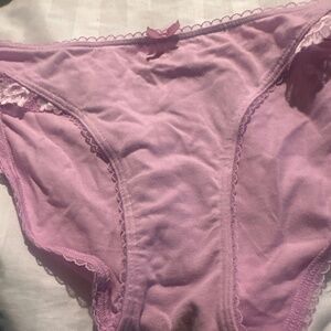 Victorias Secret Cotton Panty violet sugar S New